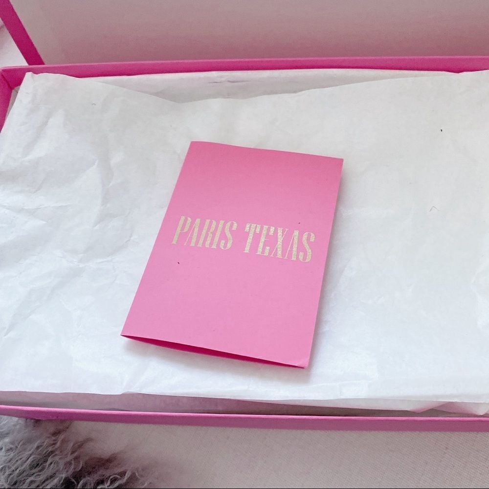 Paris Texas Python Print Crossover Thong Sandals … - image 9